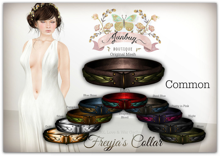 *{Junbug}* Freyja's Collar - Moss -CBOX