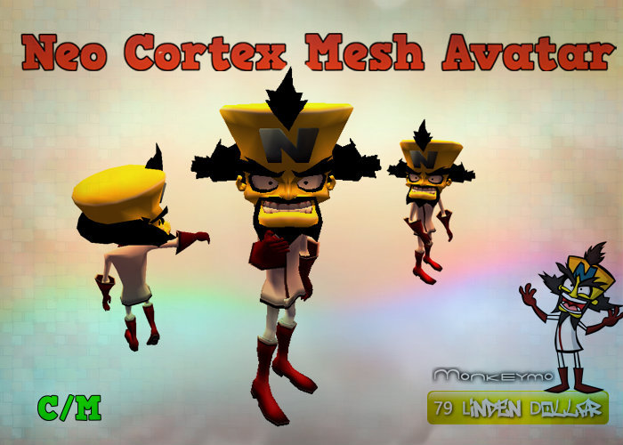 Neo Cortex Mesh Avatar - Monkeymo