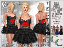 CRASH TULE DRESS TEXTURE T2- FULL PERM