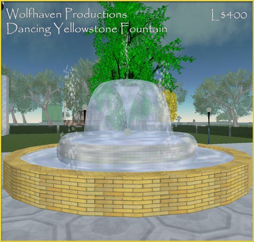 Dancing Yellowstone Fountain