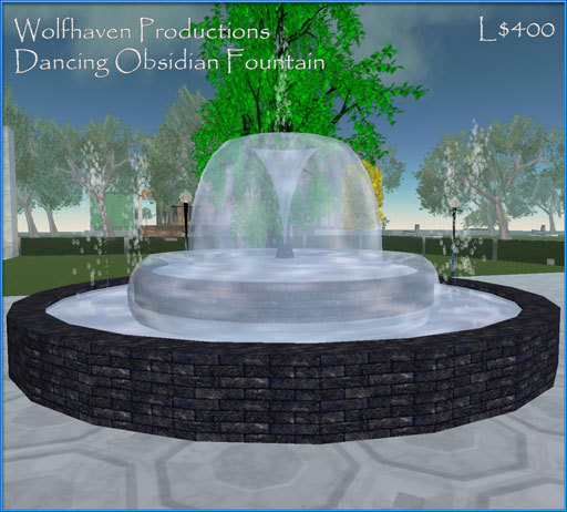 Dancing Obsidian Fountain
