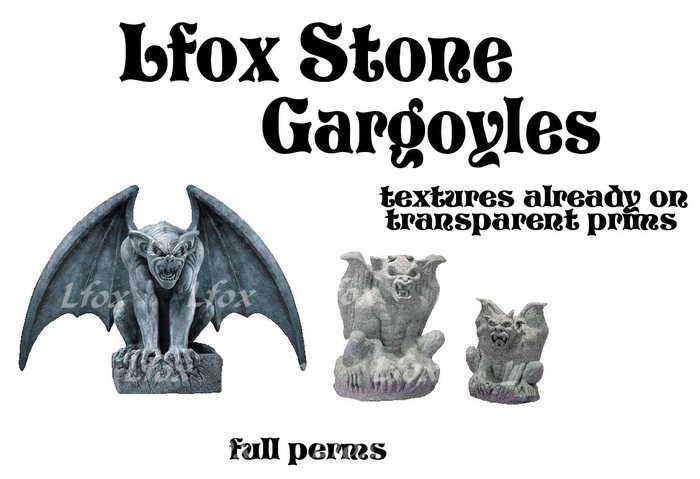 lfox Stone Gargoyles (boxed)