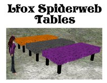 lfox Spiderweb Tables (boxed)