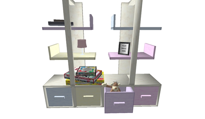 Kids playshelf