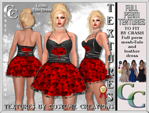 CRASH TULE DRESS TEXTURE T5- FULL PERM