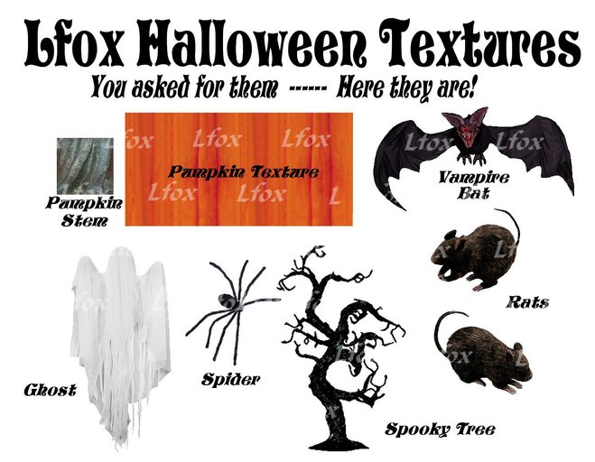 lfox Halloween Textures (boxed)