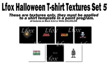 lfox Halloween T-shirt Textures Set 5