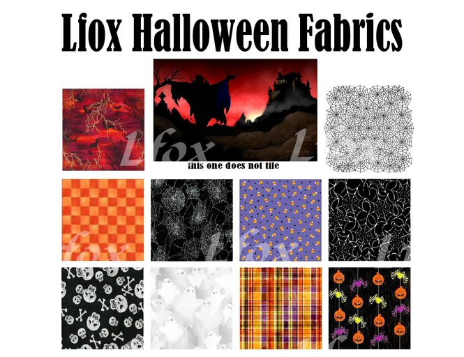 lfox Halloween Fabrics (boxed)