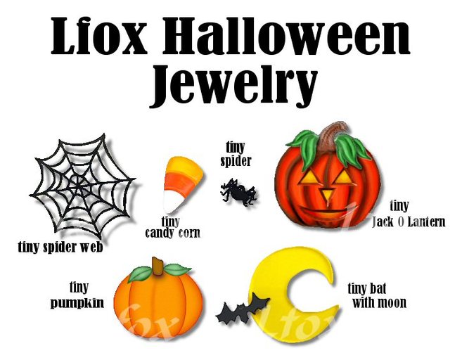 lfox Halloween Jewelry Textures (boxed)