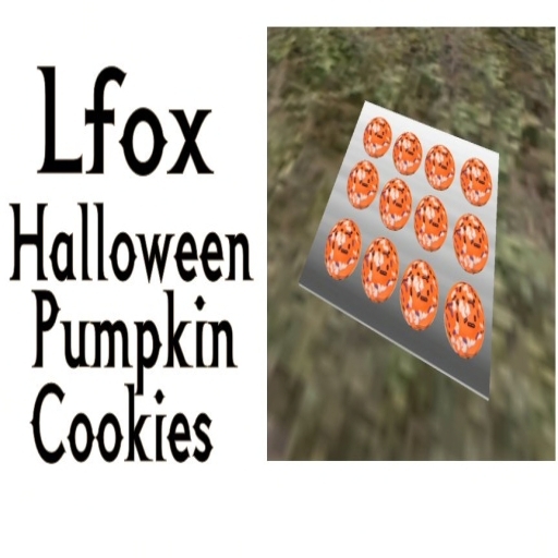 lfox Halloween Cookies on a Baking Sheet (boxed)