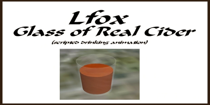 lfox Glass of Real Cider (boxed)