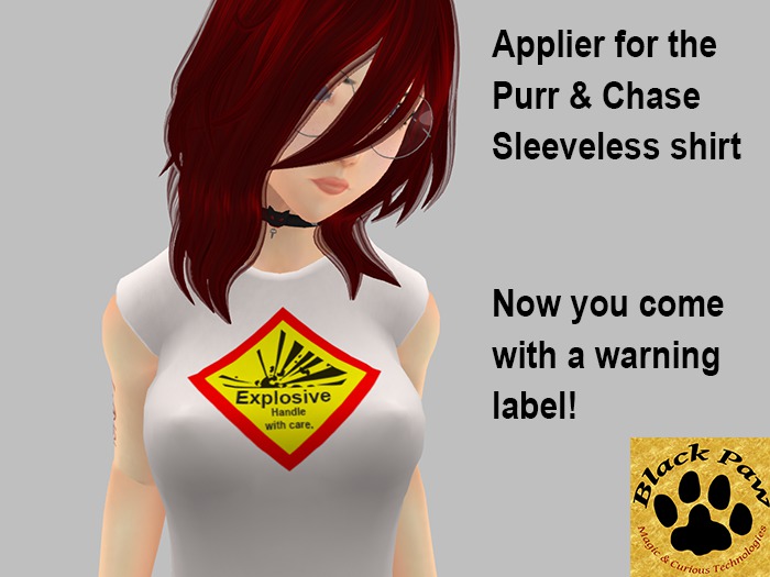 Explosive (White) for [P&C] Sleeveless Shirt