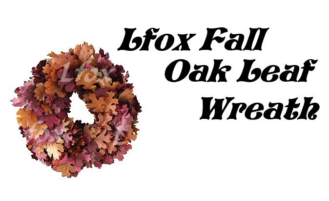 lfox Fall Oak Leaf Wreath (boxed)