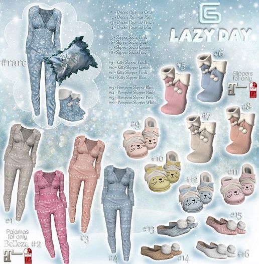 GizzA - Lazy Day / Pompom Slipper [Nude]