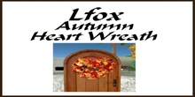 lfox Autumn Heart Wreath (boxed)