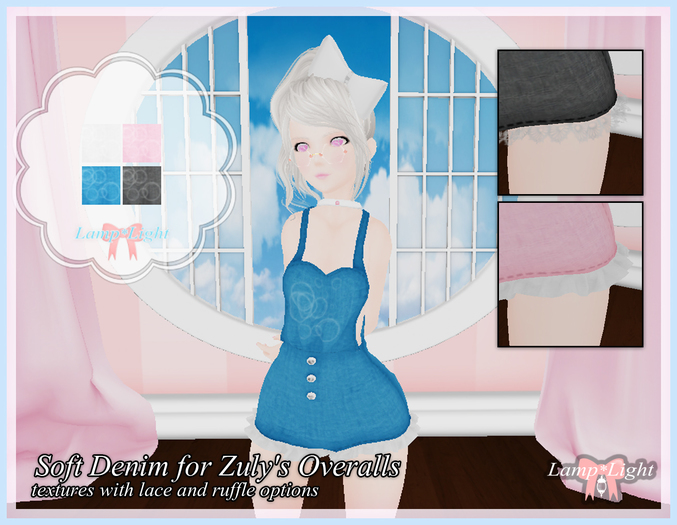 Lamp*Light - Soft Denim for Zuly's Overalls