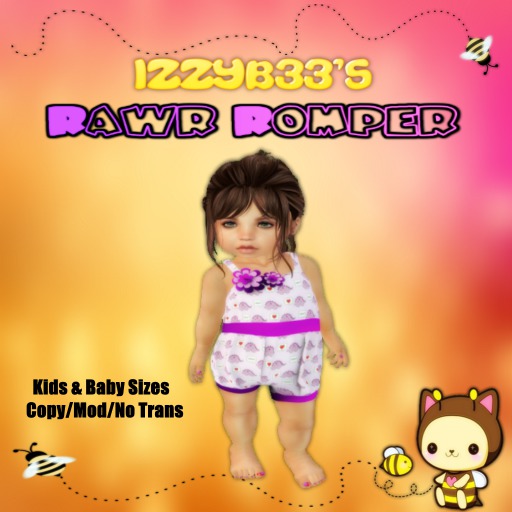 {IzzyB33s} Rawr Rompers