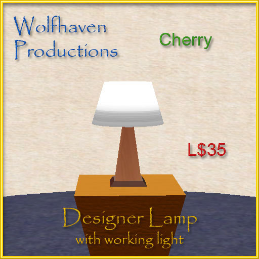 Designer Lamp Cherry