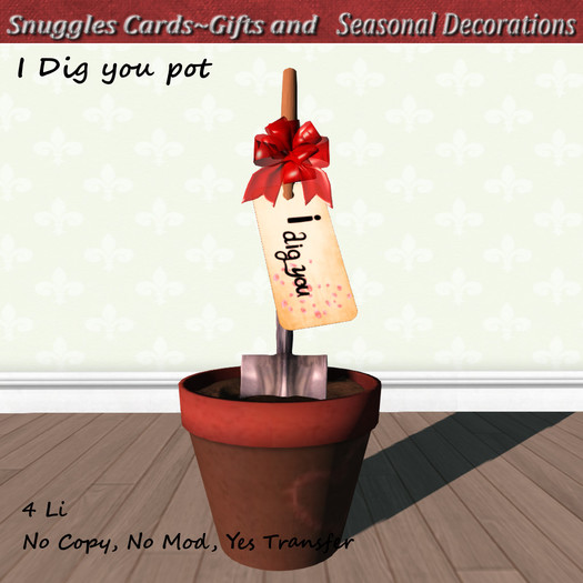 I Dig you pot By Snuggles Boxed