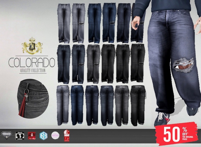 CA AESTHETIC SLINK TMP SAVE 50% COLORADO BAGGY JEANS