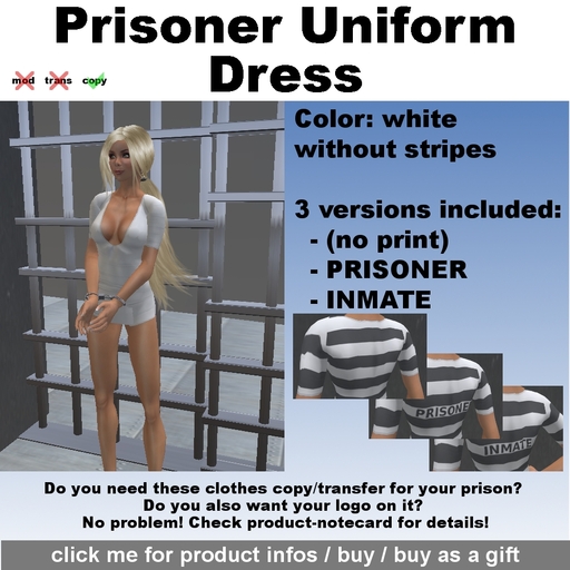 MSM Prisoner Uniform - Dress white