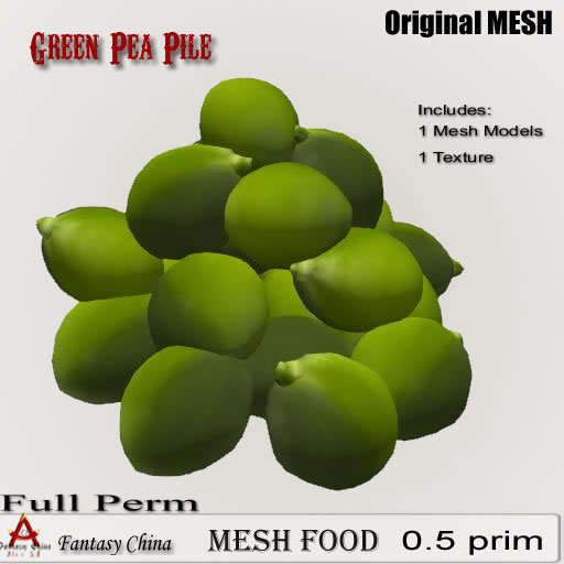 FC- Full Perm Mesh Green Pea Pile 