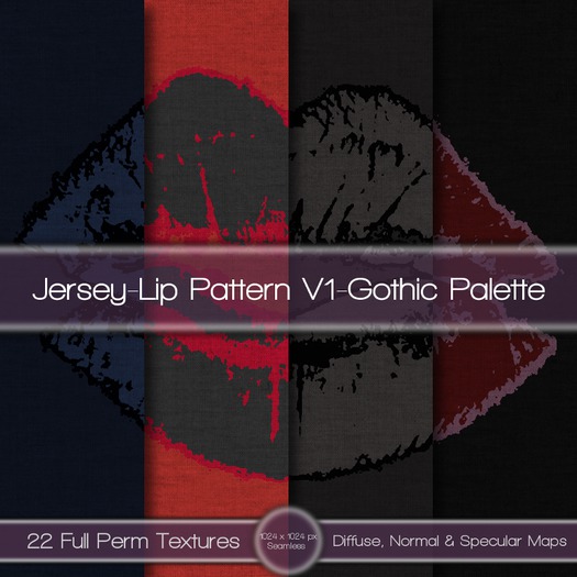 {L} Jersey-Lip Pattern V1-Gothic Palette