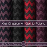 {L} Knit-Chevron V1-Gothic Palette