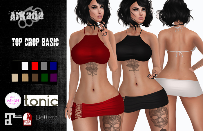 Arkada - Crop Top Basic.