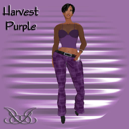 Harvest Purple Plaid  