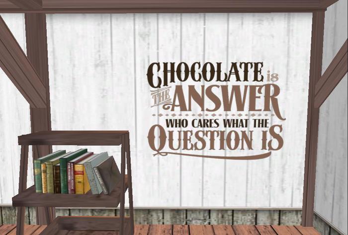Sign Up Art - Chocolate Answer