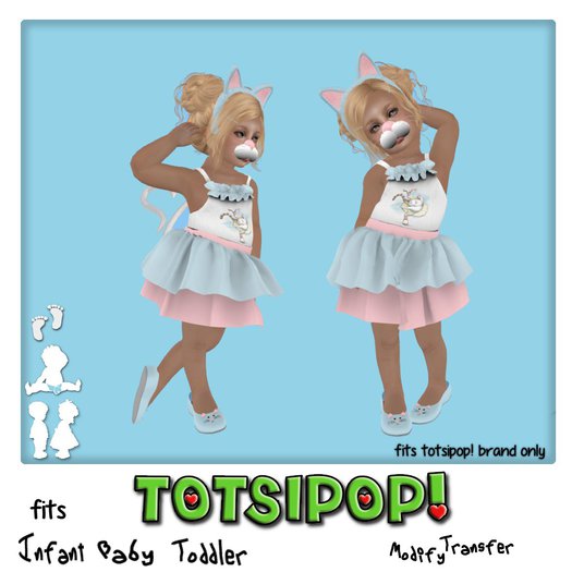TOTSIPOP! Grow Up Set Neko Ballerina