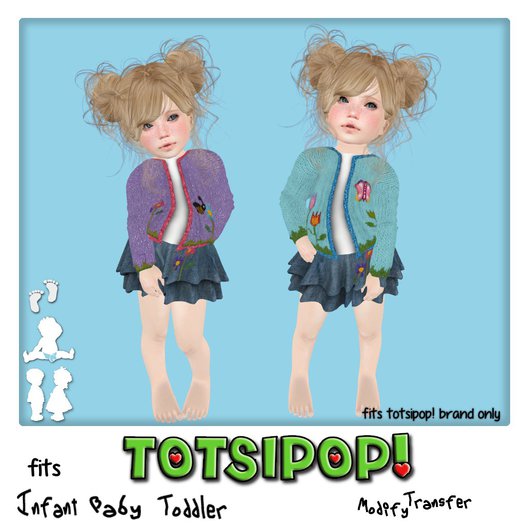 TOTSIPOP! Grow Up Set Sparkles Sweater Set