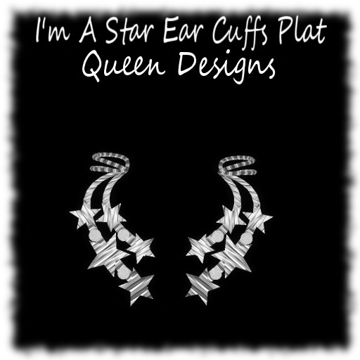 Im A Star Ear Cuffs Plat