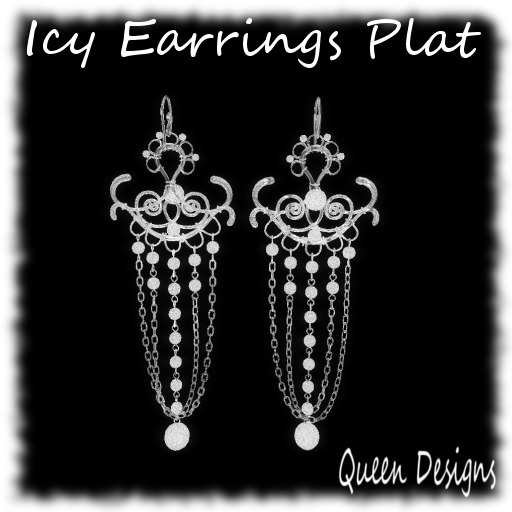 Icy Earrings Plat