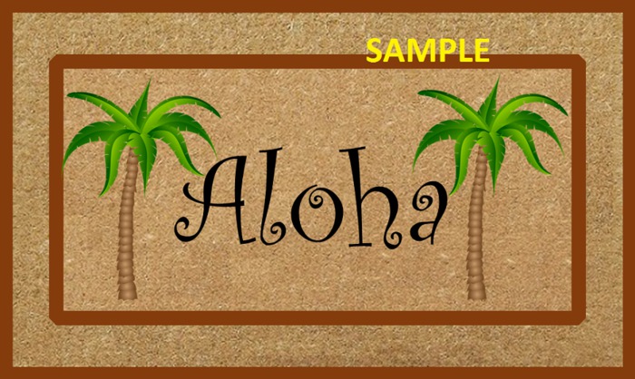 Welcome Mat - Aloha
