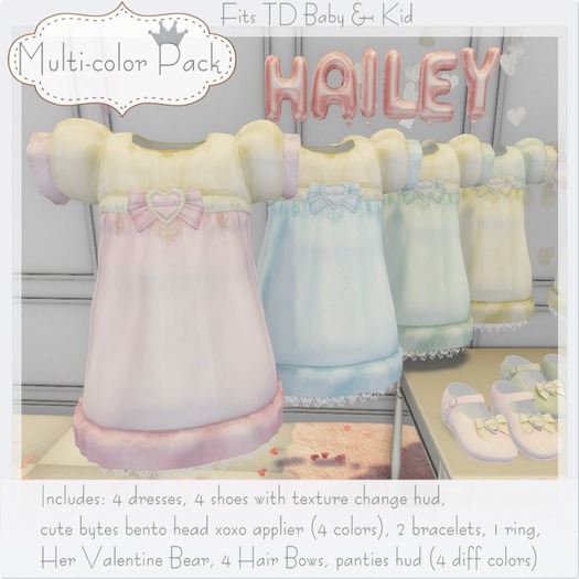 ! {sPs} Hailey _yellow(bottom) & green(top)