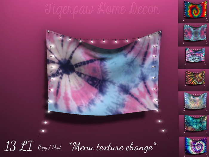 THD~ Trippy Dye Drape *Texture change*