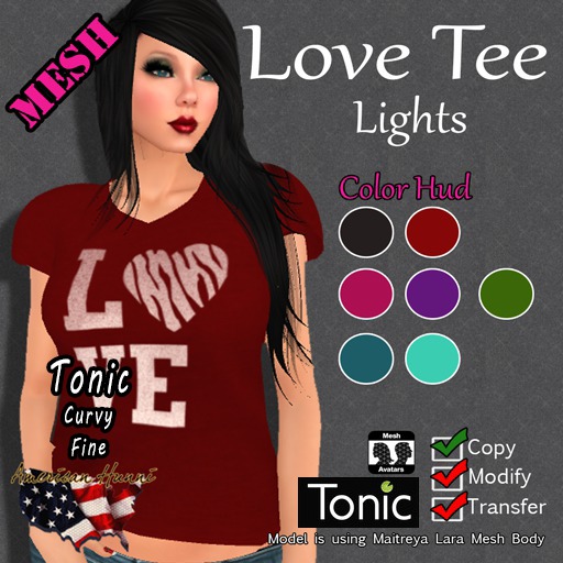AH Love Tee - TONIC