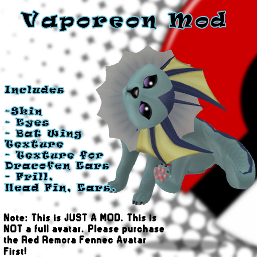 [WP]Red Remora Fennec Vaporeon Mod