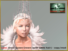 DEMO Bliensen + MaiTai - Lumi - Snowqueen Crown (with hair)