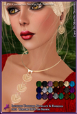 ~LP~ Connected Necklace & Earrings [BOXED]