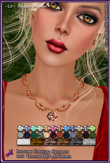 ~LP~ Scallop Necklace Set [BOXED]