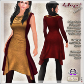 [V/W] Adrya II Scarlet - Medieval fantasy tunic in 5 fitmesh sizes + Belleza, Slink, Maitreya, TMP, Tonic & Omega app
