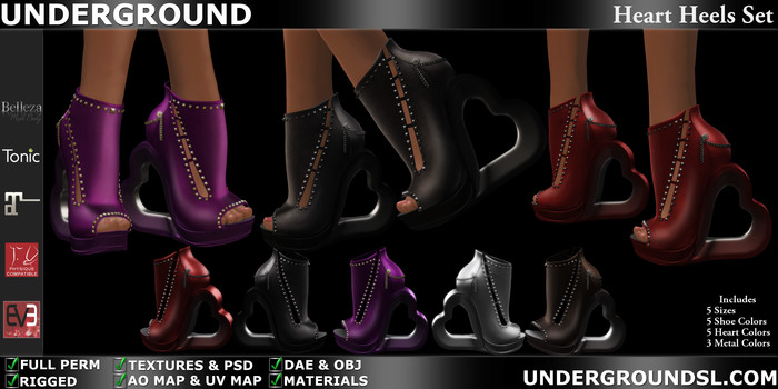 (UG) - Heart Heels Set MPD