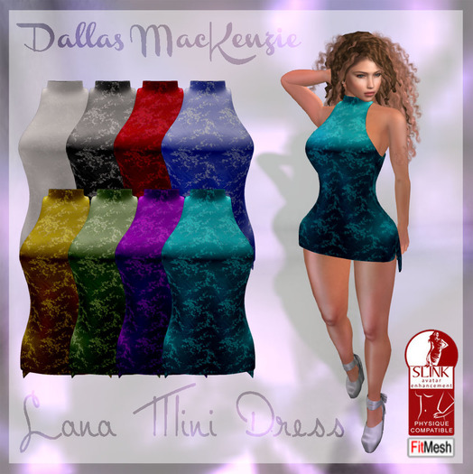 .::DM::. Lana TNeck Mini Dress - FATPACK