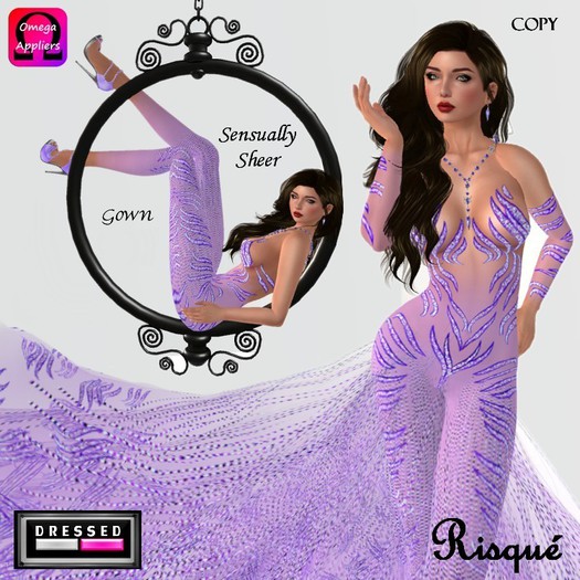 ::DBL:: Risque Gown ~ Lavender Love