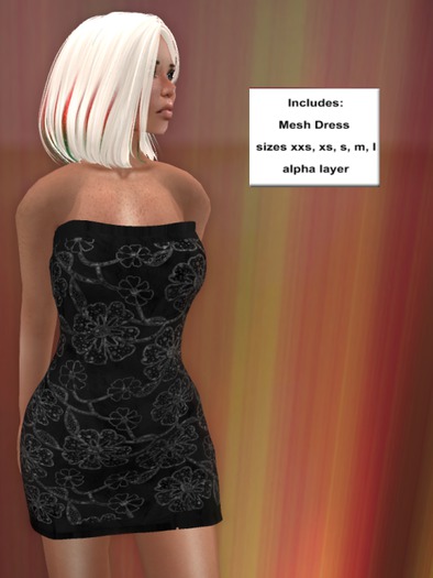 Ellie Mesh Dress Black