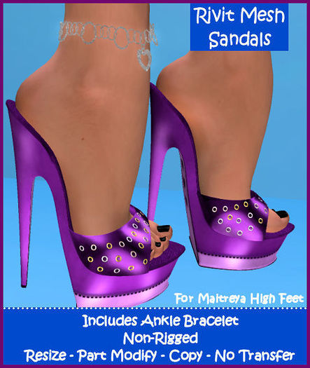 RIVIT SANDALS VIOLET BOX