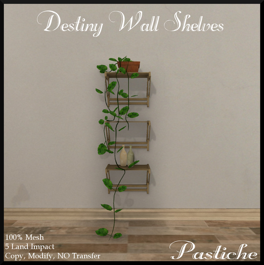 *Pastiche* Destiny Wall Shelves [Crated]